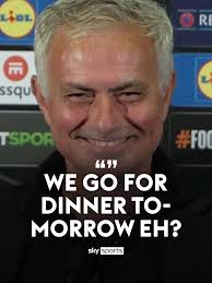 Our reporter Gary Cotterill was invited to dinner by Jose Mourinho...who's  paying? 👀🍽️ #mourinho #skysportsnews