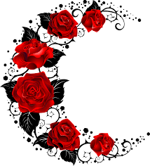 Moon Of Red Roses Sticker By Blackmoon9 White 3 X3 Red Rose Tattoo Rose Vine Tattoos White Rose Tattoos