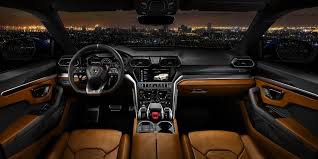Lamborghini Brands Its Urus The First Super Suv Lamborghini Urus Interior Sports Cars Luxury Dream Cars