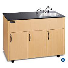 laminate top deep basin portable sink