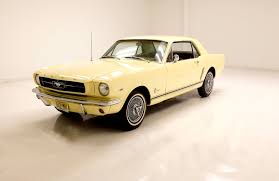 Image result for Sunlight Yellow 1964 Mustang