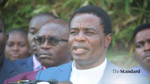 Controversial preacher Paul Makenzi at the Mombasa Law Courts in Mombasa  County