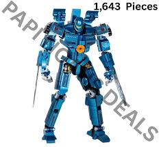 Pacific Rim Jaeger Gipsy Danger Mech Building Brick Robot Set 10" Tall  1643+ PCS | eBay