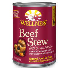 Wellness Beef Stew With Carrots Potatoes Canned Dog Food 12 5 Oz Case Of 12 Petco Dog Food Recipes Potato Dog Canned Dog Food