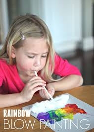 Steam Challenge Little Cloud Rainbow Blow Painting Toddler Approved Steam Challenges Blow Paint Education Blog