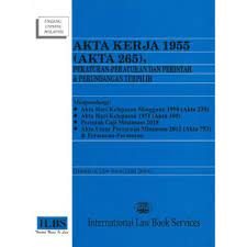 Nama dan permulaan kuat kuasa. Akta Kerja 1955 Akta 265