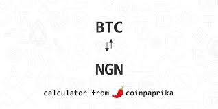 1 btc to ngn n1,410,718.60; Btc To Ngn Calculator Convert Bitcoin To Nigerian Naira Over 2500 Currencies Coinpaprika