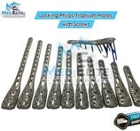 Proximal Humeral Locking Philos Titanium Plates 3 to 12 Holes with 52 TT  Screws