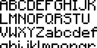 I'm having a hard time with minecraft. Minecrafter Minecraft Official Font Fontstruct
