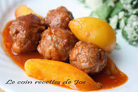 Le Coin Recettes De Jos Boulettes De Veau Hache Aux Peches Confort Food Cooking Recipes Food