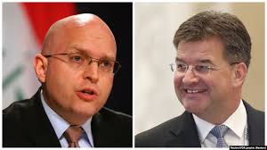 Philip Riker and Miroslav Lajčak meet