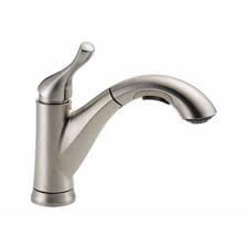 Both handle faucet is the more stately and refined of its brother sister or in in (to not offend anyone). Delta Grant Metal Pull Out Spray Kitchen Faucet Sears Marketplace