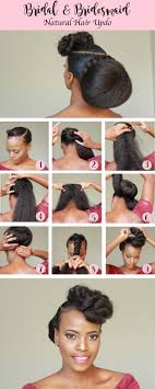 Bridesmaid Natural Hairstyles Updo For The Entire Wedding Party Natural Hair Styles Natural Hair Updo Natural Hair Styles Easy