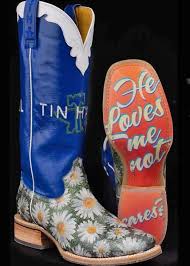 Daisy Ladies Tin Haul Boots I Love Anything Tin Haul
