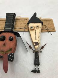3 Dan Dipaolo Folk Art Halloween Decor