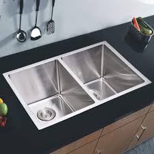 stainless steel 31 inch double bowl
