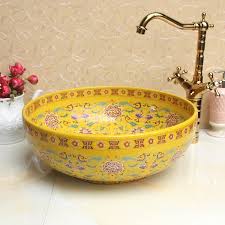 europe vintage style ceramic art basin