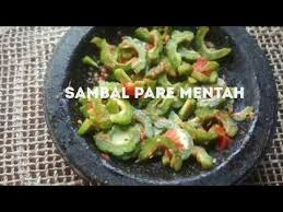 Resep dari sajian sedap ini menjabarkan cara membuat terong ungu bakar dengan bumbu terasi. Sambal Pare Mentah Youtube