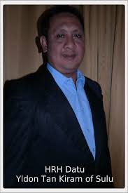 The Royal - HRH Datu Yldon Tan Kiram of Sulu. The only and younger brother  of HM Ampun Sultan Muedzul Lail Tan Kiram of Sulu and a Member of the Ruma  Bichara (