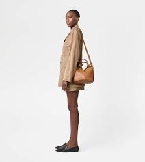 Woman 棕色迷你皮革托特購物手袋XBWEBRF0100UBLPZ2L83 | Tods