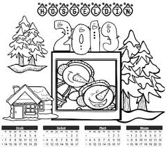 2019 Tek Sayfa Takvimleri Boyama Kitaplari Boyama Sayfalari Okul Oncesi