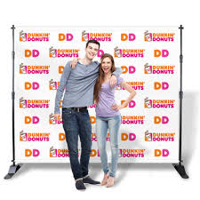 The banners typically feature an assortment of company logos and they're used as backdrops for photo shoots and interviews. Same Day Step Repeat Banner And Back Drop Printing Samedayrushprinting Com