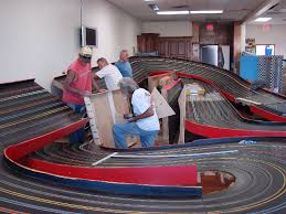 Party room for kid's birthday parties. Slot Car City Las Vegas
