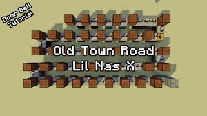 Lil Nas X Old Town Road Minecraft Note Block Tutorial Youtube The note block is a block that can produce single music notes when hit or powered by redstone. lil nas x old town road minecraft note block tutorial