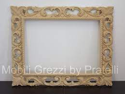 I suoi possibili utilizzi comprendono la produzione di decorazioni, cornici o complementi d'arredo. Specchiere E Cornici Grezze Cornice Barocca Grezza