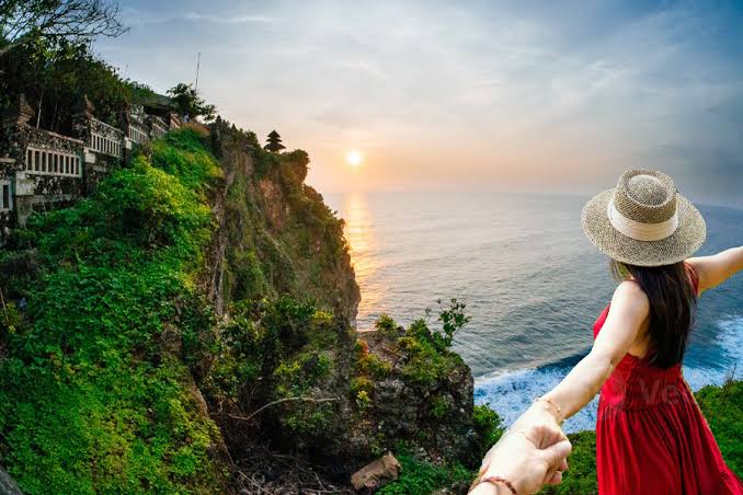 Coastal view in South Bali Uluwatu