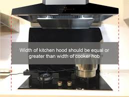 Ducts come in several sizes for range hoods. A Basic Guide To Kitchen Cooker Hoods In Malaysia Recommend My