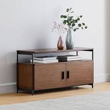 Warm shaker solid wood 72 in. Foundry Media Console 49 Dark Walnut