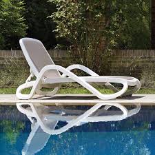 For the best look, arrange your chairs so that they are facing the pool. Plastic White Color Outdoor Furniture Beach Chair Lounger For Swimming Pool Patio Furniture To Sea Port By Sea Beach Chairs Aliexpress