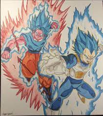 Dragon ball z kai (known in japan as dragon ball kai) is a revised version of the anime series dragon ball z, produced in commemoration of its 20th and 25th anniversaries. Drawing Goku And Vegeta Dbz