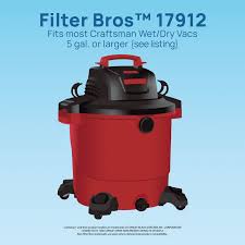 Filter Bros 17912 Compatible with Craftsman Shop Vacuum Replacement  Original Filter HEPA Equipment Part Manufactured