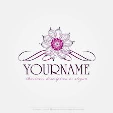 Online Free Logo Maker Flowers Logo Design Logo Nasa