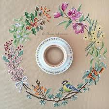 1 Aydir Hep Bu Fotografi Cekme Hayaliyle Yasadim Cok Sukur Sonunda Bitti Sablon Pattern Cross Stitch Flowers Cross Stitch Embroidery Cross Stitch Needles