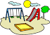 School Yard School Playground Cartoon