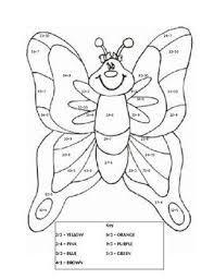 Division With Remainders Spring Color By Number Color By Numbers Butterfly Life Cycle Kindergarten Preschool Coloring Pages
