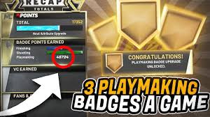 Make shots off the dribble: How To Get 3 Playmaking Badges A Game Fast 2k21 Fastest Way To Get Playmaking Badges 2k21 Youtube