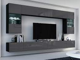 Egal ob moderne wohnwand oder bloßer stauraum im wohnzimmer, unsere wohnwände verknüpfen exklusives design mit perfekter funktionalität. Kaufexpert Wohnwand Fox Grau Hochglanz Schwarz Mediawand Medienwand Design Modern Led Beleuchtung Mdf Hochglanz Hangewand Hangeschrank Fox Tv Wand