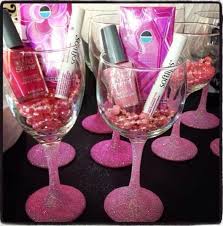 Wine glass party favor ideas. Drinking Glasses Bachelorette Party Gifts Baby Shower Prizes Shower Party