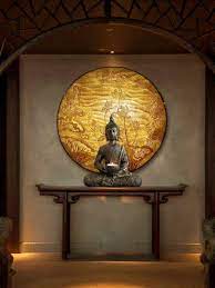 Pin By Karl Helmold On Buddha Buddha Decor Buddha Statue Decor Home Entrance Decor