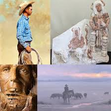 We want to congratulate our gallery artists who were recognized at last  weekend's Cowboy Artists of America Show in Fort Worth, Texas, including  Mikel Donahue @mikeldonahue_ca_saa with the silver award for mixed