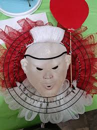 Pennywise Wreath Made from Dollar Tree and Temu Materials