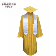 Gold Bachelor Cap Gown Honor Stole Buy Graduation Gown Bachelor Gown Graduation Cap And Gown Product On Alibaba Com