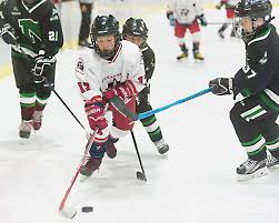 Rep peewees roll to 6-4 win in hockey opener