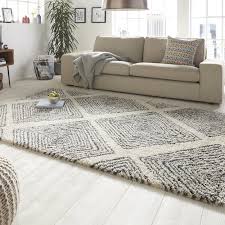 Allure Grey Cream Rug Teppich Beige Teppichformen Teppich