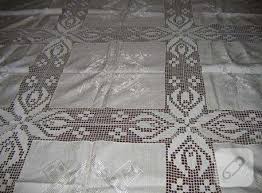 Dantel Masa Ortusu Filet Crochet Dantel Tig Desenleri