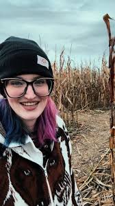 When your wife cant stop throwing corn, ya get lost in a corn maze 😂🥰  @your_favorite_lesbian